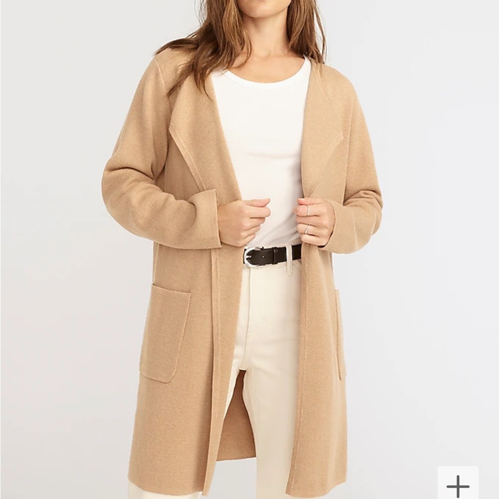 J Crew Juliette collarless sweater blazer size XS